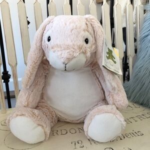 Embroider Buddy, Stuffed‎ Plush Bunny,, Embroider and Personalize, New with Tags
